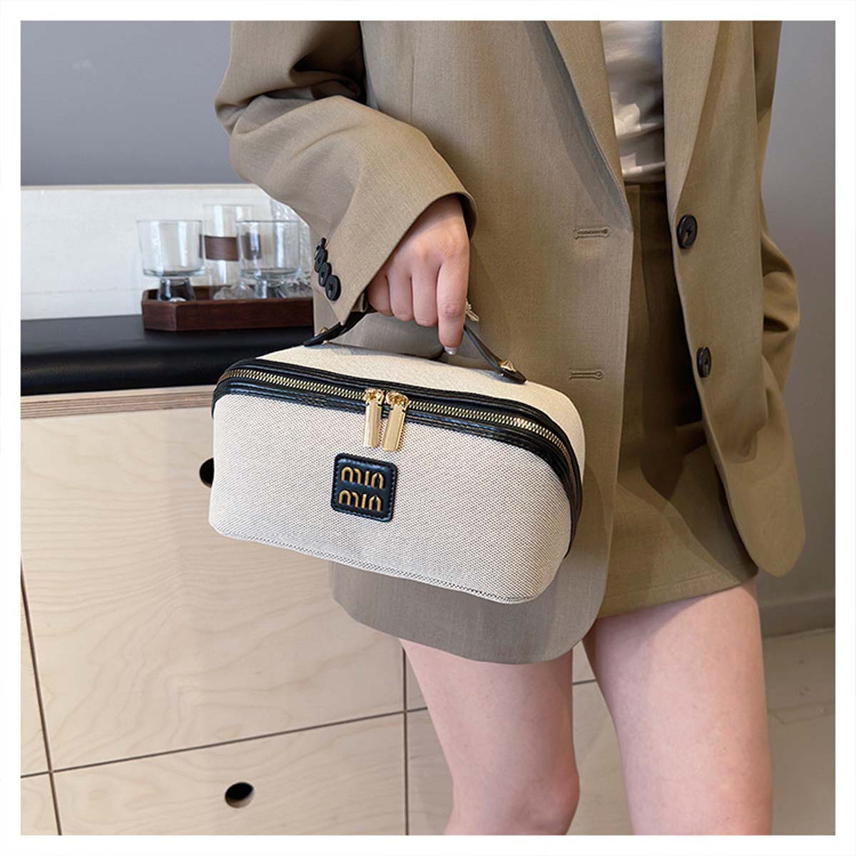 Luxury Skincare & Spa - Sac de rangement en toile simple